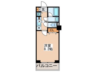 プロスペクト東雲橋の物件間取画像